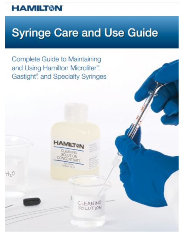 Syringe Care and Use Guide